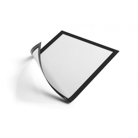 Cornice espositiva a fissaggio magnetico A4 colore nero