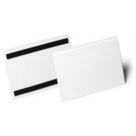 Busta identificativa con bande magnetiche HARD COVER, orizzontale 210x148mm- Prezzo singolo, ord. minimo 10pz