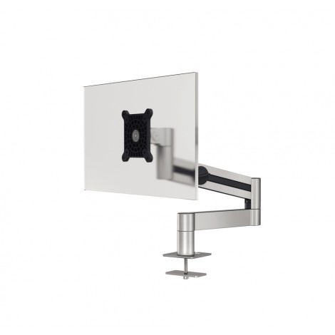 Durable Braccio porta monitor estensibile per uno schermo, fissaggio con morsetto, per monitor da 3-8kg da 21" a 27", foratura vesa 75x75mm/100x100mm - 1pz - 5084-23