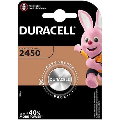 Duracell Batteria al litio DL/CR 2450 3V, in blister - 1pz - 81324657