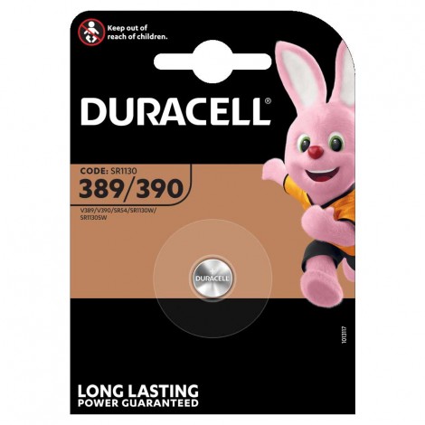 Duracell SR54 Batteria all`ossido di argento 389/390 1.55V per orologi, in blister - 1pz - 97535552