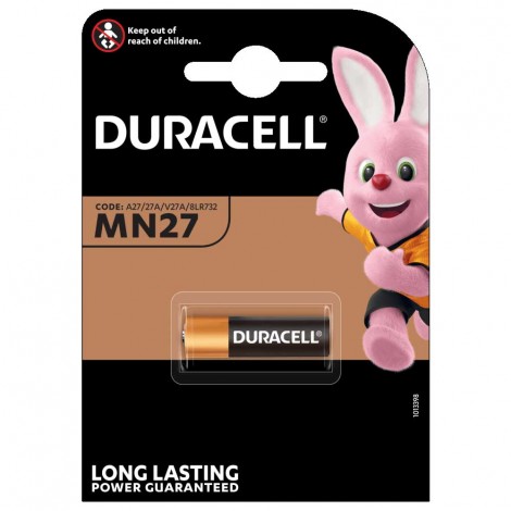 Duracell Batteria alcalina MN27 12V, in blister - 1PZ - 81242361