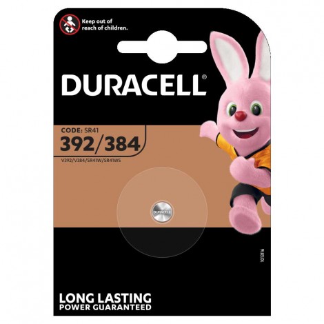 Duracell Batteria all`ossido di argento 392/384 1.55V per orologi, in blister - 1pz - 97535551