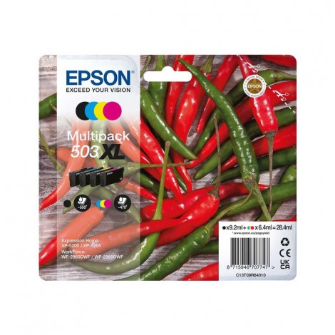 Cartuccia inchiostro nero, ciano, magenta e giallo per EXPRESSION HOME XP 5200 (1x9,2ml - 3x6,4ml) 1Conf.