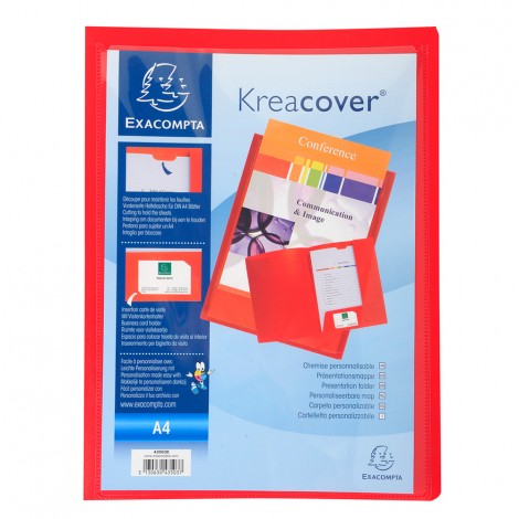 Cartella PPL soft con 2 alette interne, busta A4 trasparente per la personalizzazione sulla 1a di copertina, possibilità d`inserire un biglietto da visita nell`intaglio in basso della cartella