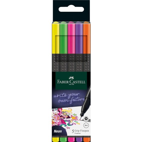 Penna con punta in fibra e inchiostro atossico a base d`acqua, lavabili dalla maggior parte dei tessuti, colori neon