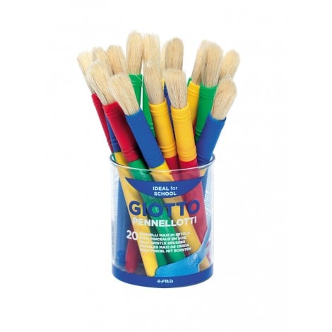 Giotto Pennellotti, colori assortiti, conf. da 20 pezzi  - F536100 - C92FI0194