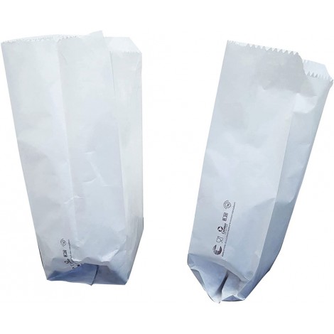 Favorit Sacchetti kraft da asporto 40gr, formato 12+10X28cm, colore bianco, 100pz - 100501155 - C92FT1187
