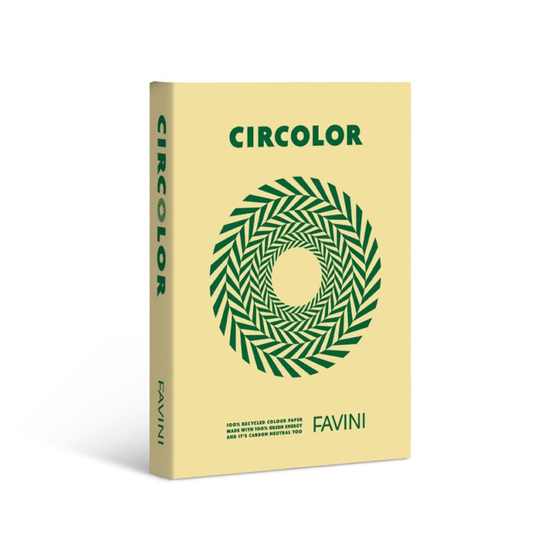 Circolor – Carta A4, 500fg 80gr colore giallo pastello – 1pz