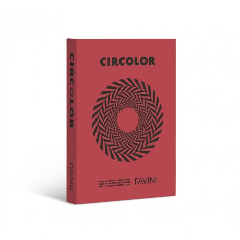 Circolor – Carta A4, 500fg 80gr colore rosso – 1pz