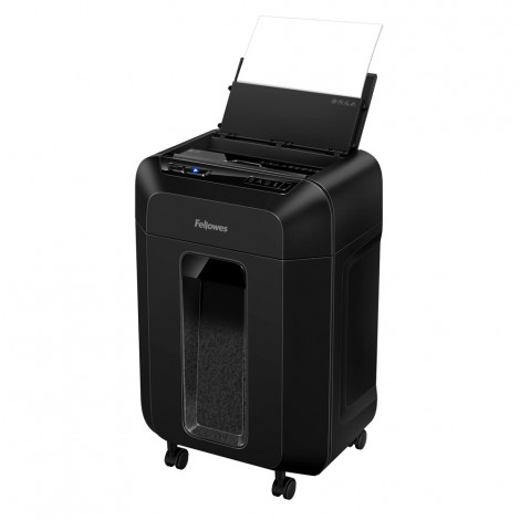 Distruggidocumenti taglio a frammenti 4x12mm, distrugge carte di credito, clip e punti metallici, per 1 utente, sicurezza P4