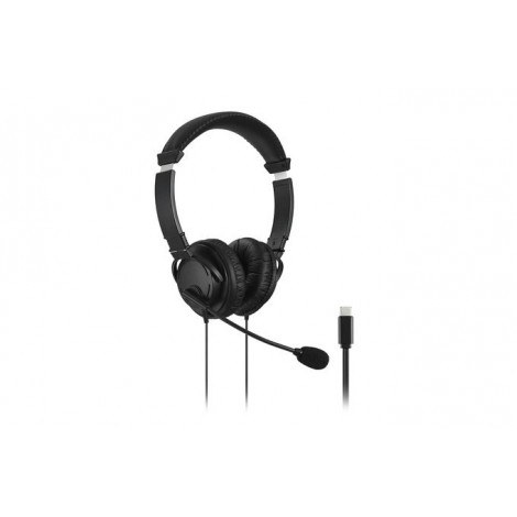Kensington Cuffia stereo, connessione tramite connettore USB-C, microfono con eliminazione dei rumori - 1pz - K97457WW