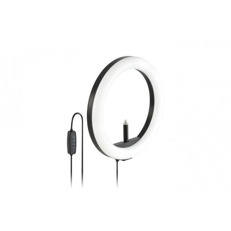 Illuminazione ad anello bicolore con supporto per webcam, selezione del colore della luce più adatto (freddo, naturale o caldo), alimentazione USB-A. Compatibile con A1010 e W2050