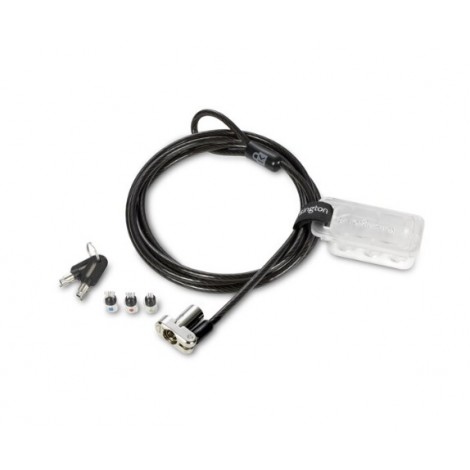 Lucchetto per laptop universale 3 in 1 con chiave, adatto a slot di sicurezza per laptop standard, nano o wedge, indipendentemente dal marchio o dalla generazione