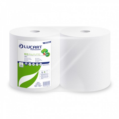 Bobina industriale Lucart Pulitutto 200m, 800 strappi 851192