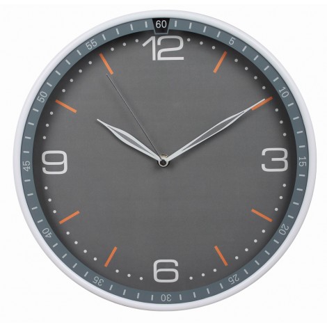 Orologio da parete con meccanismo al quarzo, Ø30,3cm, funzionamento con 1 batteria AA (non incluse)