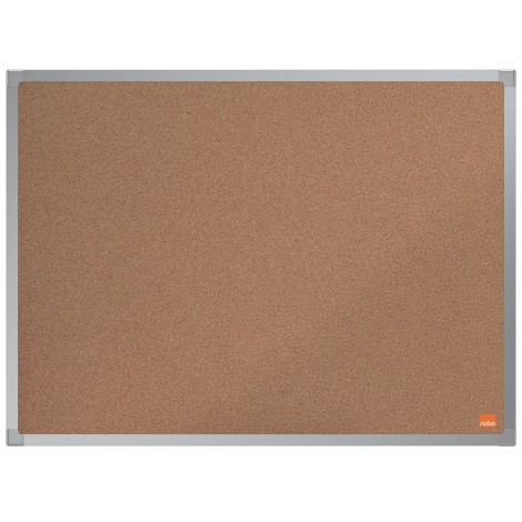 Pannello in sughero con cornice in alluminio - 60x45 cm -1pz