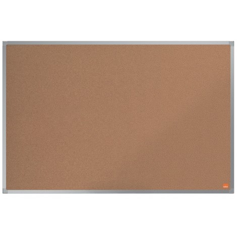 Pannello in sughero con cornice in alluminio - 90x60 cm -1pz
