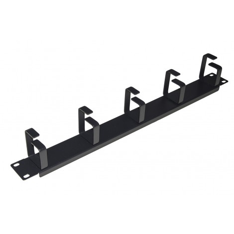 Link Pannello in metallo con 5 anelli, di altezza 6cm, passacavi per installazione orizontale. Viti per montaggio incluse - 1pz - LKORG1UN