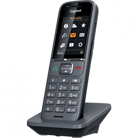 Progettato per essere un telefono che accetta le sfide, Gigaset R700H PRO, può essere utilizzato anche in ufficio grazie al suo bel design accattivante con la superficie antiscivolo, il grande display a colori e la batteria a lunga durata.
