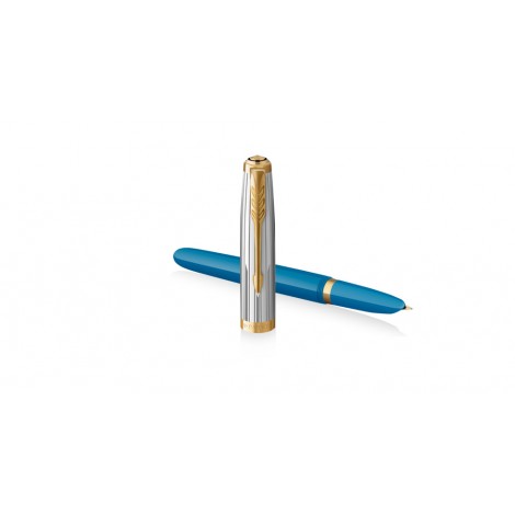 51 Premium Turquoise GT - Penna stilografica ad inchiostro liquido, scatola regalo inclusa colore nero