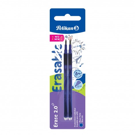 Refill per penna gel Erase 2.0 colore blu - 2pz