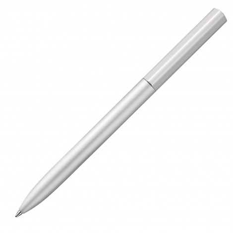 Penna a sfera, fusto grigio chiaro, punta media - 1pz