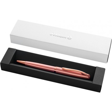Penna a sfera, fusto rosa, punta media - 1pz