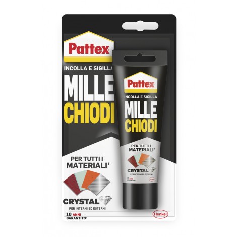 Colla Pattex millechiodi materiali crystal 2449235