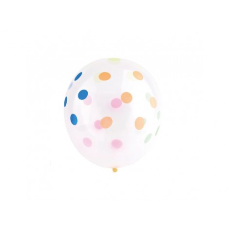 Palloncini gonfiabili in lattice a pois, 30cm - 6pz
