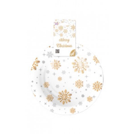 Piatti Fiocco di neve, 23cm - 6pz