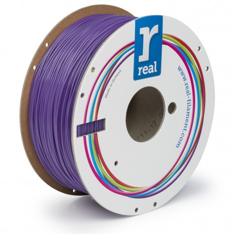 Real Filament - Filamento per stampanti 3D 1Kg PLA 1.75mm viola