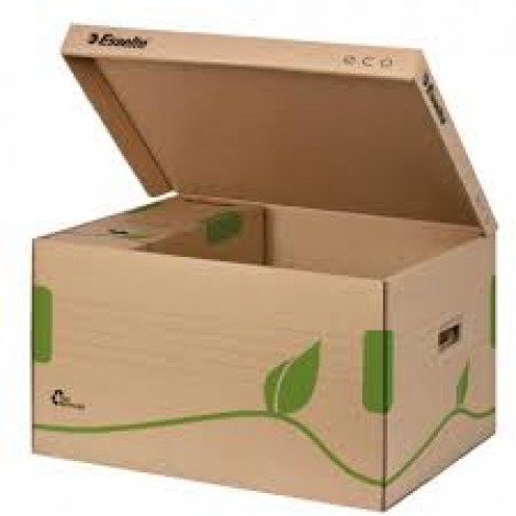 Esselte Ecobox - Scatola container 43,9x24,2cm  dorso 34,5cm