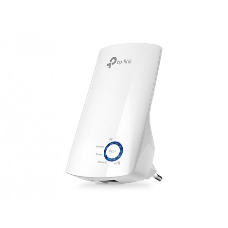 Range extender wireless 300Mbps da muro, single band 2,4Ghz, 2 antenne interne, funziona anche da access point