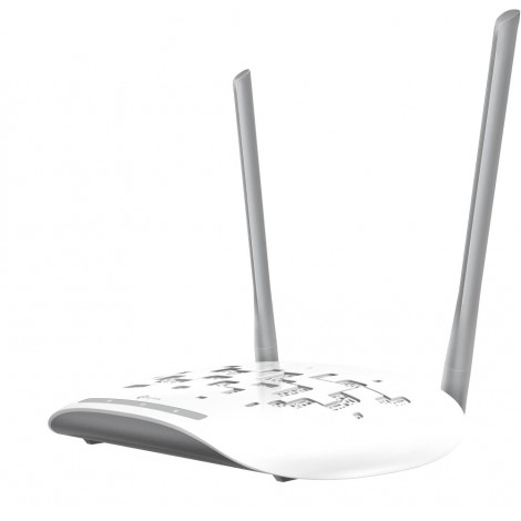 Access Point wireless fino a 300Mbps, single band 2,4Ghz, 2 antenne, supporto passivo PoE