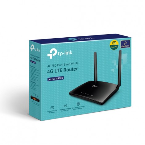 Router dual Band con velocità massima fino a 300Mbps sulla frequenza 2.4GHz e 433Mbps sulla frequenza 5GHz.