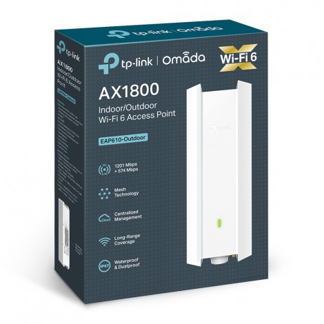 Access Point con velocità Wi-Fi fino a 1.8 Gbps (574Mbps in 2.4 GHz + 1201 Mbps in 5GHz).