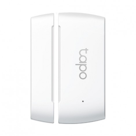 TP-Link Sensore di contatto Smart, installazione su porte, finestre o altri oggetti di quotidiano utilizzo per monitorare la loro apertura e chiusura, si possono ricevere le notifiche di movimento anche tramite app, ha una batteria di lunga durata - TAPO T110
