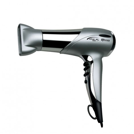 Asciugacapelli con funzione super velocità. Tasti colpo aria intensa e aria fredda, regolabile in 2 velocità e 3 temperature - potenza 2.000W