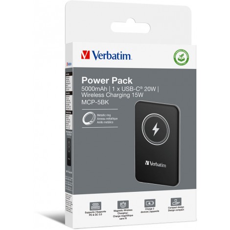 Caricabatterie da 5000mAh per smartphone, la porta è di tipo Type-C bidirezionale in modo da poter ricaricare sia la stessa powerbank che il proprio dispositivo, gestisce sia lo standard QC3.0 che il PD 3.0, ha diverse protezioni di sicurezza da quella per il cortocircuito a quella la la sovratemperatura, la confezione include un cavo da USB-C a USB-C da 30 cm
