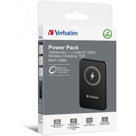Caricabatterie da 10000mAh per smartphone, la porta è di tipo Type-C bidirezionale in modo da poter ricaricare sia la stessa powerbank che il proprio dispositivo, gestisce sia lo standard QC3.0 che il PD 3.0, ha diverse protezioni di sicurezza da quella per il cortocircuito a quella la la sovratemperatura, la confezione include un cavo da USB-C a USB-C da 30 cm