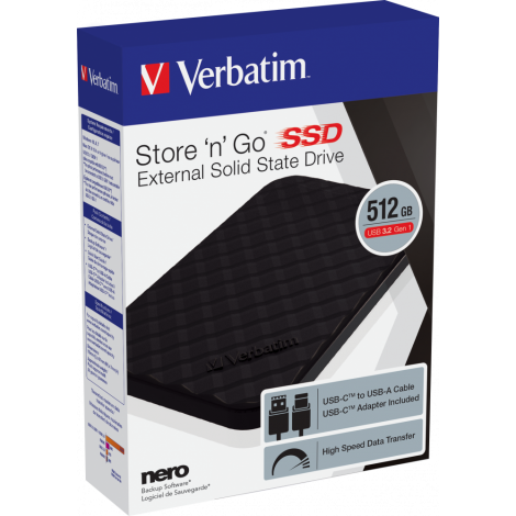 GEN1 512GB, USB 3.2 tipo C, compatibile con 3.0 e 2.0