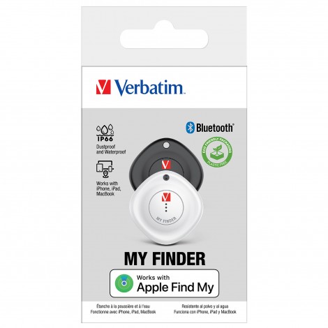 Verbatim My Finder Dispositivo di tracciamento che opera esclusivamente con l`app Find My (Dov’è) di Apple - 32131