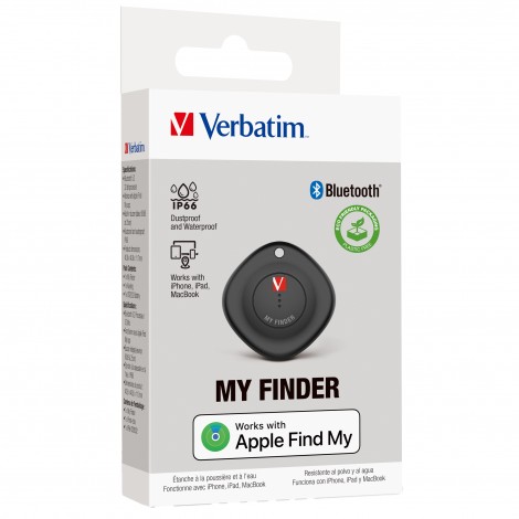 Verbatim My Finder Dispositivo di tracciamento che opera esclusivamente con l`app Find My (Dov’è) di Apple - 32130