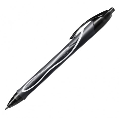 Bic Gel-ocity quick dry – Penna a sfera gel 0,7mm colore nero – 12pz  949873