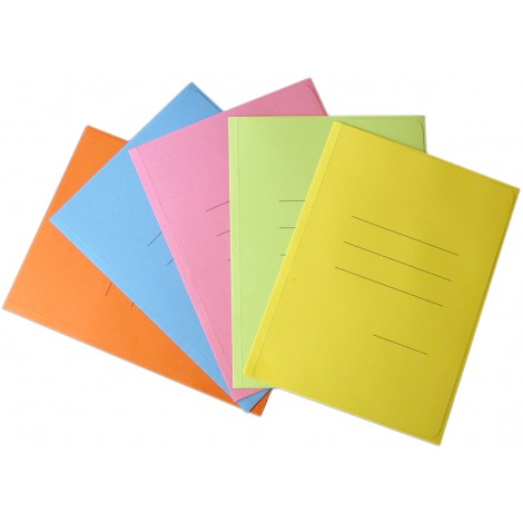 Diamante – Cartellina in cartoncino da 150gr, senza lembi, con stampa della rigature esterna colore azzurro 25x35cm