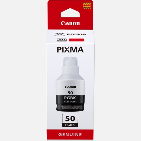 GI50PGBK flacone nero per Canon  PIXMA G 5050 (170ml) 1pz