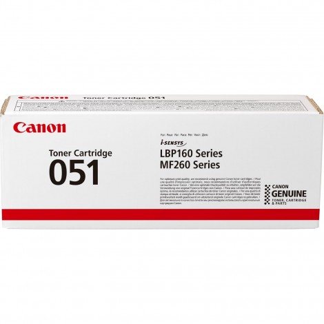 051 toner nero per Canon  I-SENSYS LBP 162 (1.700pg) 1pz