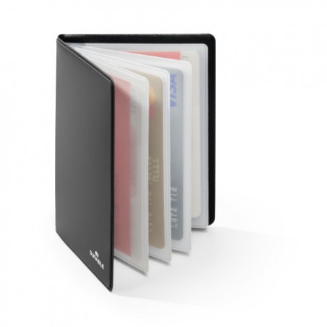 Durable Libretto porta carte di credito RFID SECURE, 75x102mm nero - Porta biglietti da visita 5,4x8,6cm, 8 spazi - 1pz