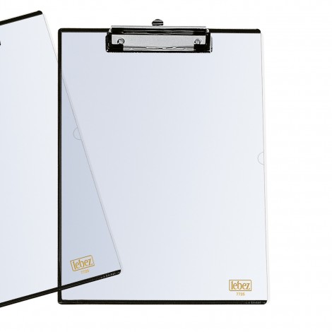 Lebez Portablocco con molla di fissaggio 21x29,7cm colore trasparente - 1pz
